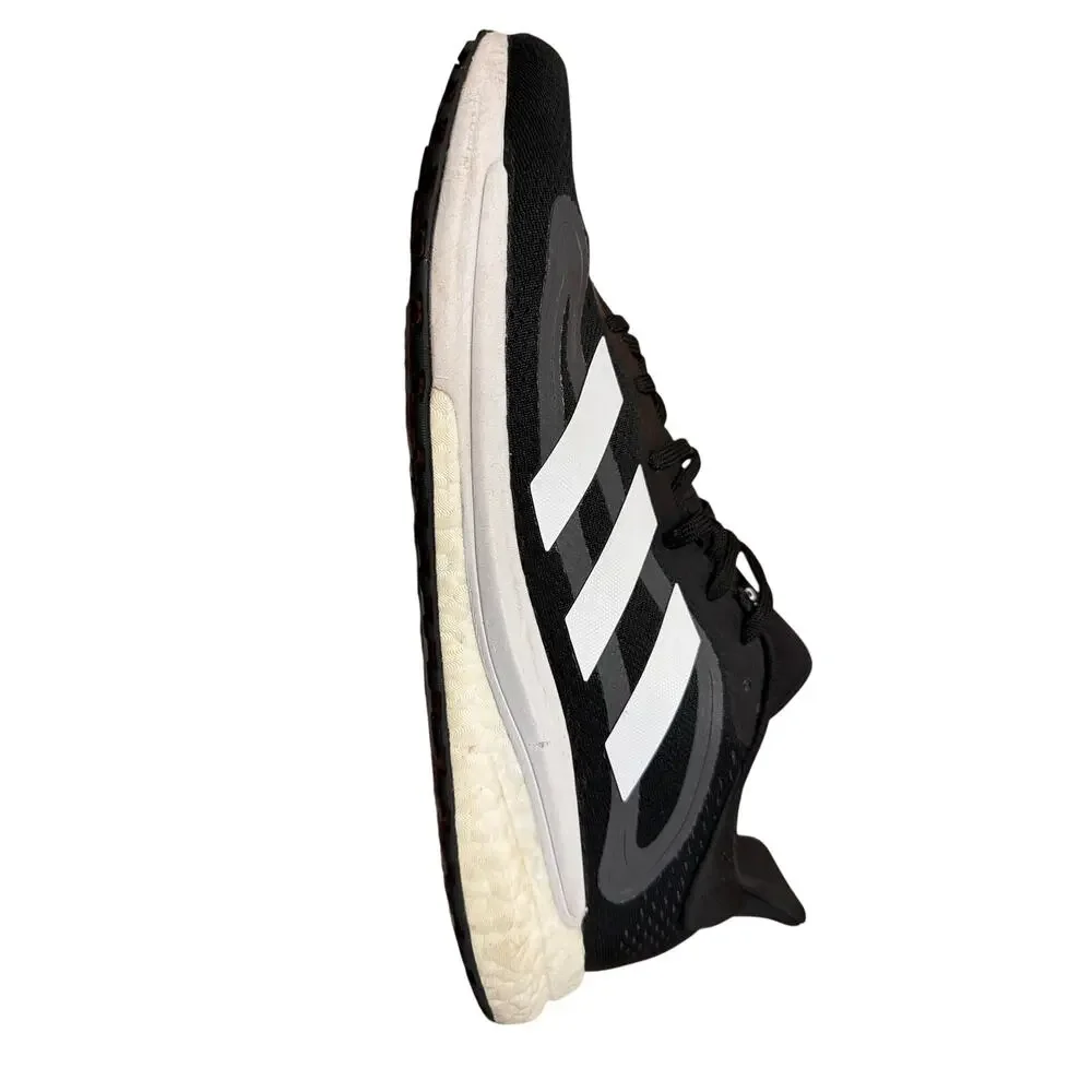 Adidas Men's Solar Glide 4 Black & White Running Sneakers Shoes Size 13